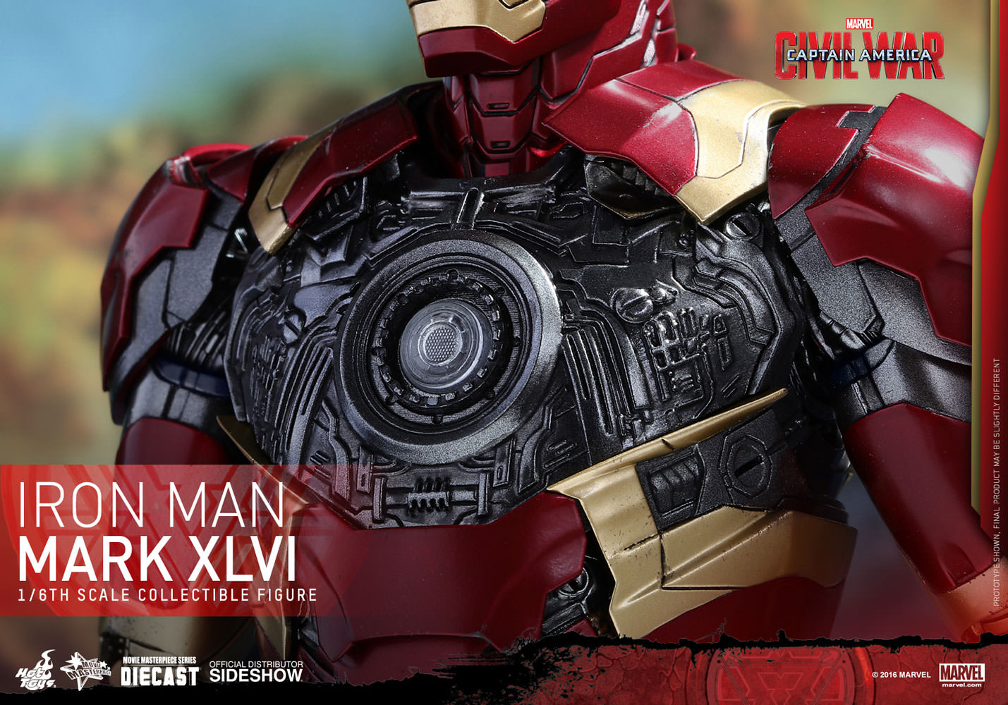 Iron Man Mark XLVI MK46 Sixth Scale Figure by Hot Toys